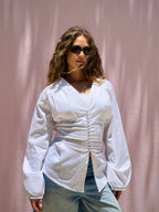 Poplin Corset Blouse
